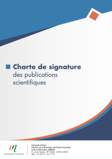 chartes de signature des publications scientifiques